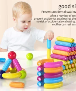 Magnetic Construction Stick Building Blocks Set