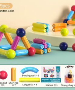 Magnetic Construction Stick Building Blocks Set