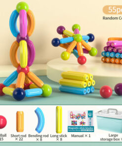 Magnetic Construction Stick Building Blocks Set