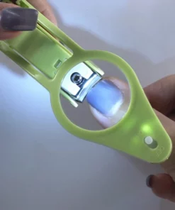 Lighted Nail Clipper With Magnifier