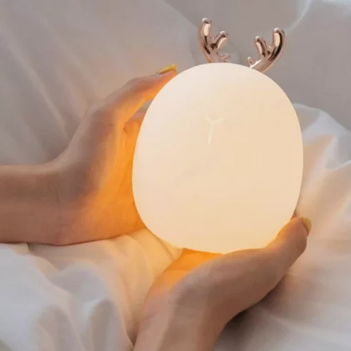 Puiki LED Deer naktinė lemputė