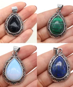 Metal Color Gemstone Pendant