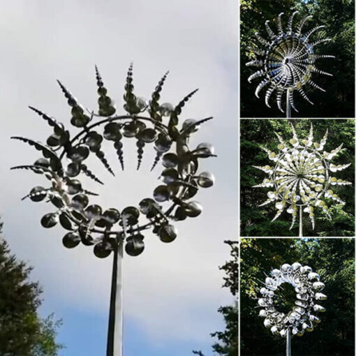 Unique and Magical Metal Windmill