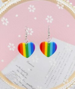 Rainbow Star Earrings For Women