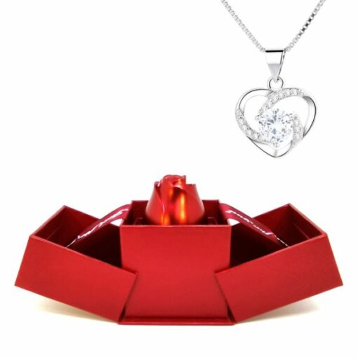 Rose Necklace Gift Set