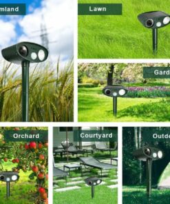 Solar Powered Ultrasonic Animal Repeller