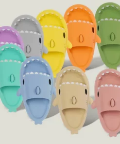 Men Cloud Sharks Slides