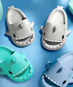 Men Cloud Sharks Slides