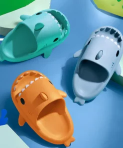 Men Cloud Sharks Slides