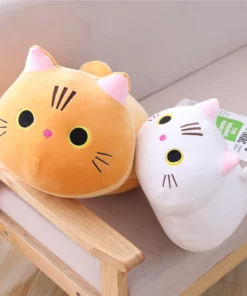 Soft Friends Plush Pillow Original Puffy Pink Squish Toy