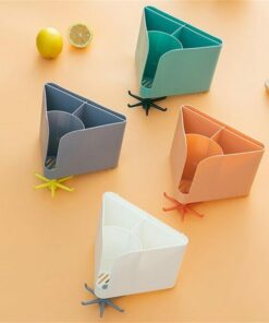 Self-Adhesive Kitchen Utensils Drainer Rack