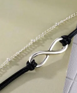 Simple Infinity Ankle Bracelet For Women