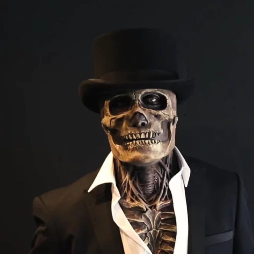 Máscara de esqueleto para Halloween
