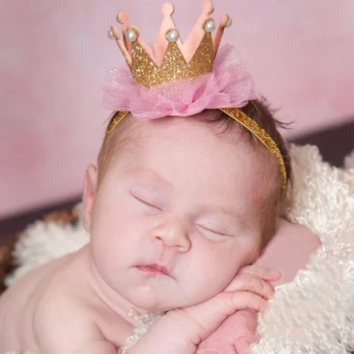 Mehki naglavni trakovi Baby Crown