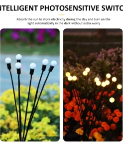 Solar Powered Firefly Light