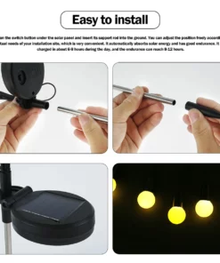 Solar Powered Firefly Light
