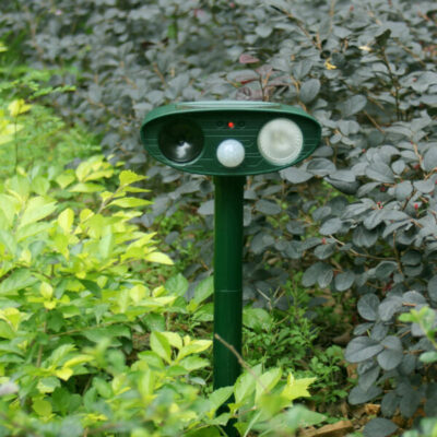Solar Powered Ultrasonic Animal Repeller