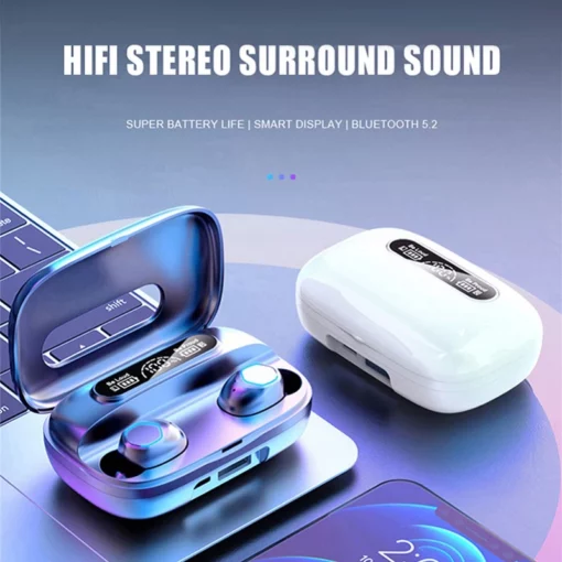 Wiresto Tinuod nga Wireless Earbuds Mini Earphones Stereo