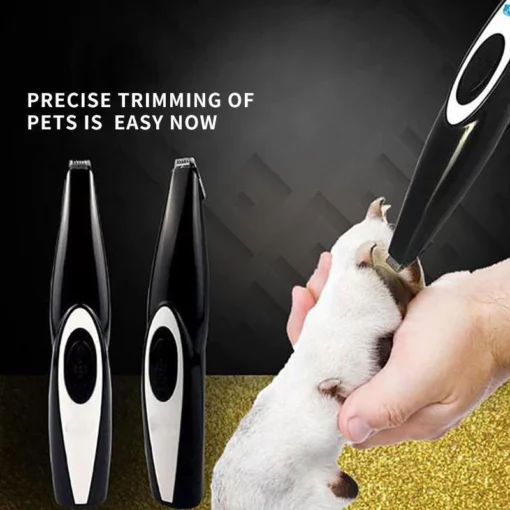 Rifinitore di precisione per animali domestici ricaricabile tramite USB