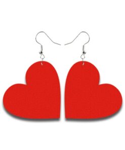 Rainbow Heart Earrings For Women