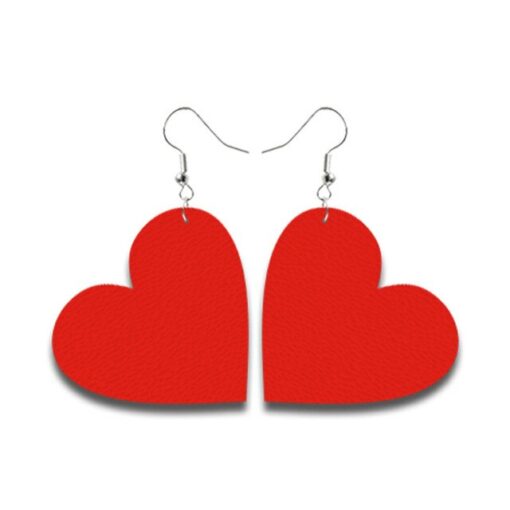 Rainbow Heart Earrings For Women