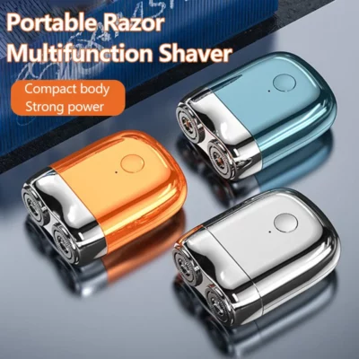 Waterproof Portable USB Mens Shaver