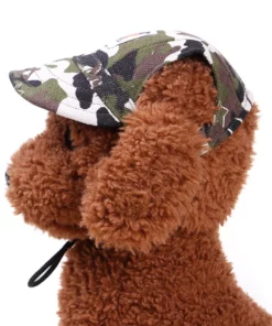 Adjustable Dog Hat With Ear Holes
