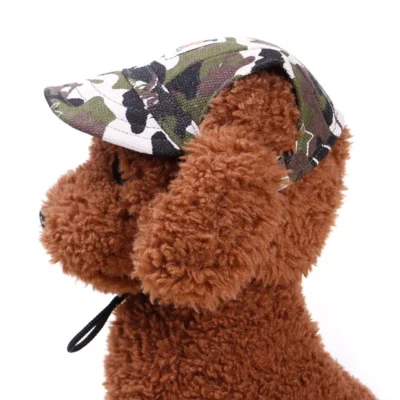 Adjustable Dog Hat With Ear Holes