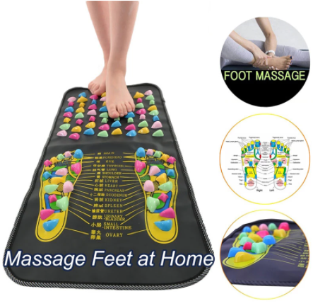 Catifa de massatge de peus de reflexologia Walk Stone