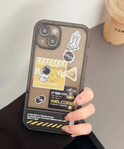 Space Astronaut Invisible Holder iPhone Case