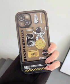 Space Astronaut Invisible Holder iPhone Case