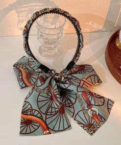 Retro Long Ribbon Headband
