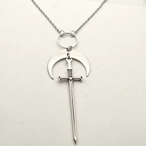 Kreuz-Schwert-Halskette