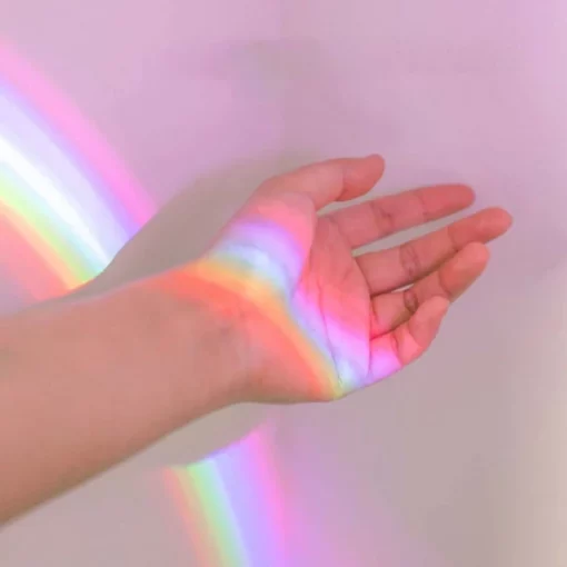 Magical Rainbow Projector Teeb & Hmo Ntuj Teeb
