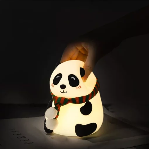 7 farver Baby Panda Night Light