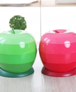 Space-Saving Apple Shaped Container