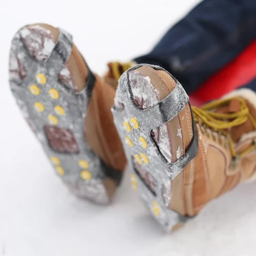 Laipiojimo ant neslidžios batų rankena su silikonu