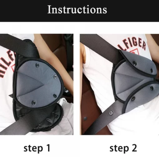Protective and Comfortable Seat Belt Adjuster For Kids, Adults