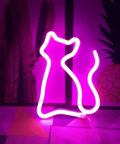 Cute Cat Neon Light Sign