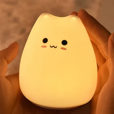 Color-Changing Cat Night Light Lamp