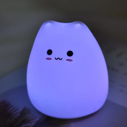 Kleurveranderende Cat Night Light Lamp