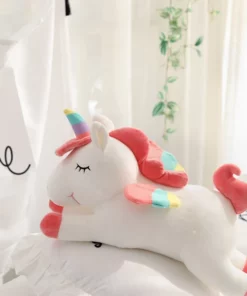 Cute & Fluffy Rainbow Unicorn Plush Toy