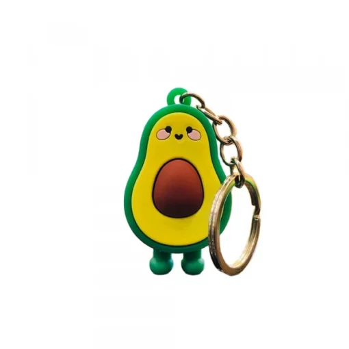 Smilende og blinkende Avocado Car Keychain