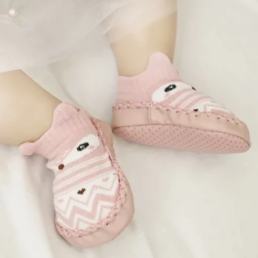Giày trẻ em bằng da mềm đáng yêu Vớ cho trẻ sơ sinh & trẻ mới biết đi