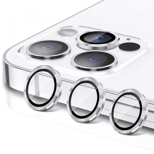 iPhone 11 နှင့်အထက်အတွက် Diamond Camera Lens Protector