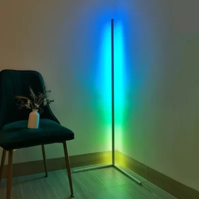 Color-Changing LED RGB Floor Lamp With Wireless Control