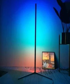 Color-Changing LED RGB Floor Lamp With Wireless Control