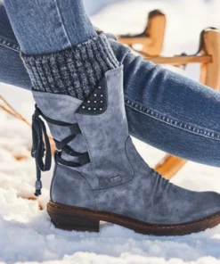 Lace Up Snow Boots