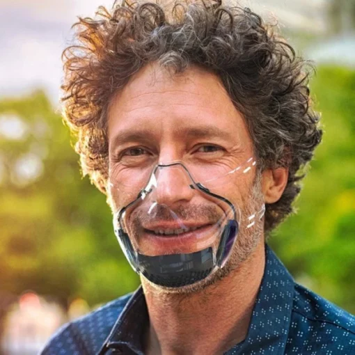 Прозрачна филтърна маска за лице за многократна употреба
