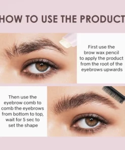 Eyebrow Styling Wax Pen Duo